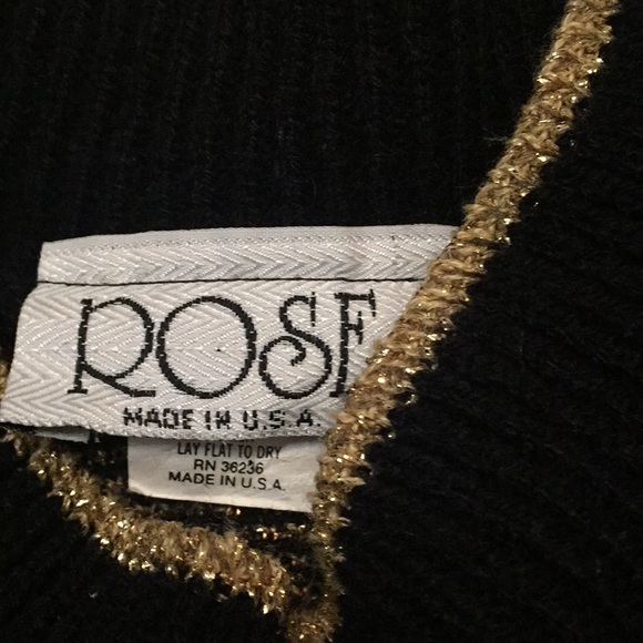 VTG 80’s Metallic Snowflake Knit Sweater - Picture 13 of 14